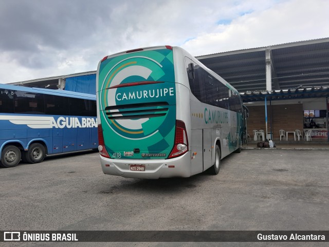 Auto Viação Camurujipe 4118 na cidade de Itaparica, Bahia, Brasil, por Gustavo Alcantara. ID da foto: 12125041.