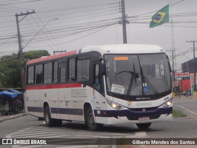 Viação Piracicabana 5048 na cidade de Suzano, São Paulo, Brasil, por Gilberto Mendes dos Santos. ID da foto: 12127283.