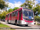 Trevo Transportes Coletivos 1100 na cidade de Porto Alegre, Rio Grande do Sul, Brasil, por Claudio Roberto. ID da foto: :id.