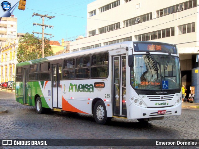 Anversa Transporte Coletivo 255 na cidade de Bagé, Rio Grande do Sul, Brasil, por Emerson Dorneles. ID da foto: 12130812.