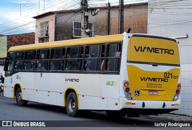 Via Metro - Auto Viação Metropolitana 0212027 na cidade de Maracanaú, Ceará, Brasil, por Iarley Rodrigues. ID da foto: 12069157.