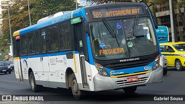 Transportes Futuro C30351 na cidade de Rio de Janeiro, Rio de Janeiro, Brasil, por Gabriel Sousa. ID da foto: 12070014.