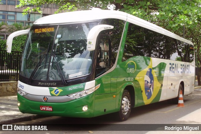 Real Brasil Turismo 340 na cidade de Rio de Janeiro, Rio de Janeiro, Brasil, por Rodrigo Miguel. ID da foto: 12069953.