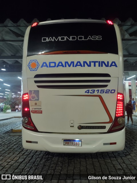 Expresso Adamantina 431520 na cidade de Americana, São Paulo, Brasil, por Gilson de Souza Junior. ID da foto: 12068413.