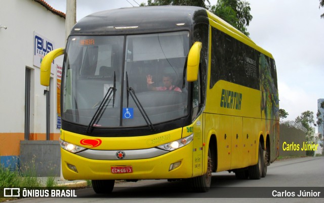 Eucatur - Empresa União Cascavel de Transportes e Turismo 5021 na cidade de Cuiabá, Mato Grosso, Brasil, por Carlos Júnior. ID da foto: 12070798.