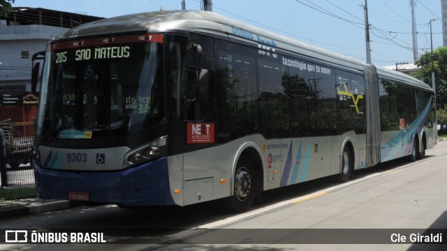 Next Mobilidade - ABC Sistema de Transporte 8303 na cidade de São Paulo, São Paulo, Brasil, por Cle Giraldi. ID da foto: 12068544.