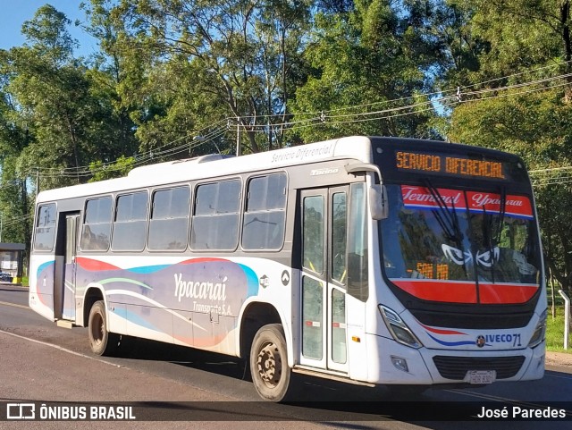 Ypacarai Transporte S.A. - Línea 242 71 na cidade de Luque, Central, Paraguai, por José Paredes. ID da foto: 12070615.