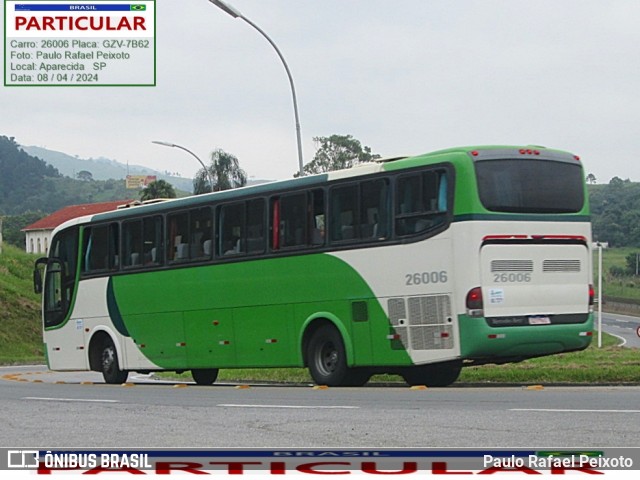 Ônibus Particulares 26006 na cidade de Aparecida, São Paulo, Brasil, por Paulo Rafael Peixoto. ID da foto: 12068864.