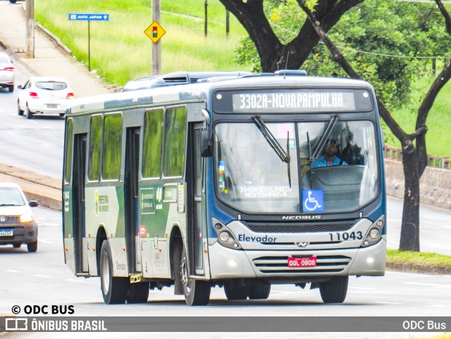 Pampulha Transportes > Plena Transportes 11043 na cidade de Belo Horizonte, Minas Gerais, Brasil, por ODC Bus. ID da foto: 12068290.