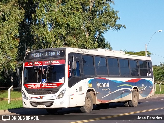 Ypacarai Transporte S.A. - Línea 242 1672 na cidade de Luque, Central, Paraguai, por José Paredes. ID da foto: 12070624.