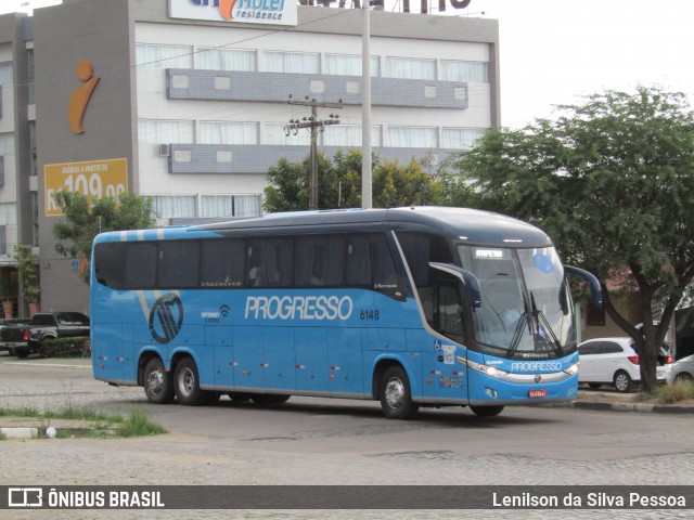 Auto Viação Progresso 6148 na cidade de Caruaru, Pernambuco, Brasil, por Lenilson da Silva Pessoa. ID da foto: 12070465.