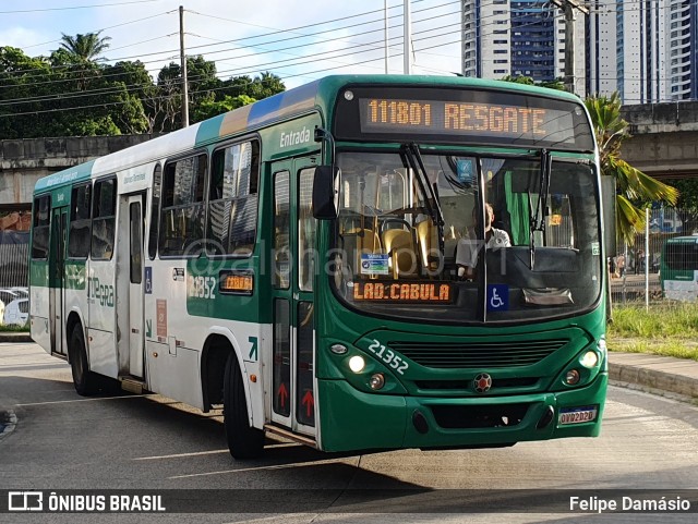 OT Trans - Ótima Salvador Transportes 21352 na cidade de Salvador, Bahia, Brasil, por Felipe Damásio. ID da foto: 12069095.