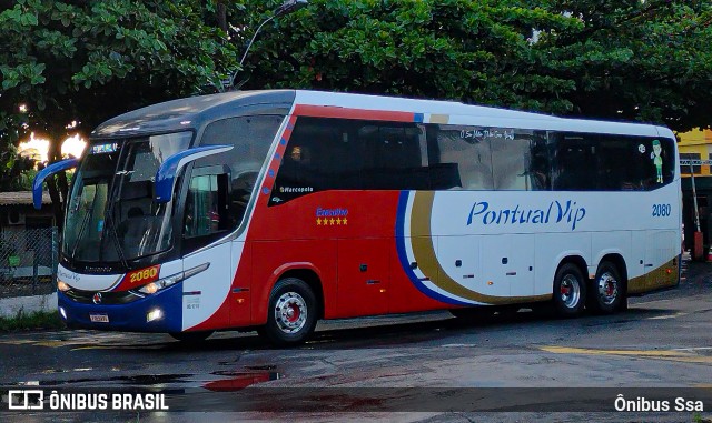 Pontual Vip 2080 na cidade de Salvador, Bahia, Brasil, por Ônibus Ssa. ID da foto: 12068302.