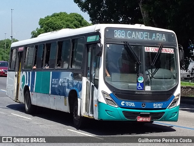 Transportes Campo Grande D53617 na cidade de Rio de Janeiro, Rio de Janeiro, Brasil, por Guilherme Pereira Costa. ID da foto: 12070606.