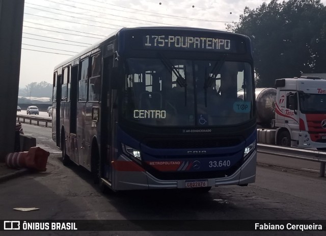 Guarulhos Transportes 33.640 na cidade de Guarulhos, São Paulo, Brasil, por Fabiano Cerqueira. ID da foto: 12070314.