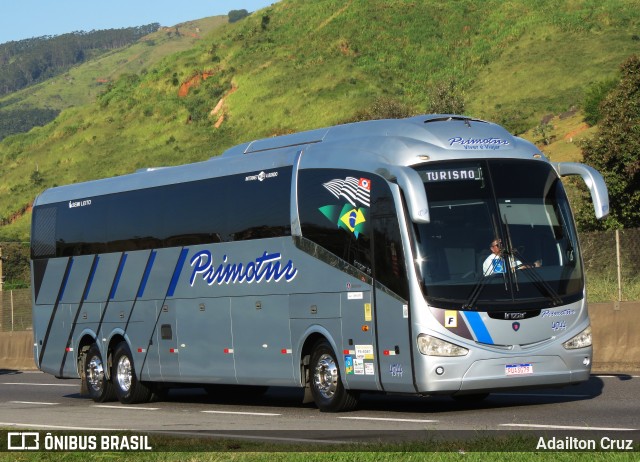 Primotur Transportes e Turismo 4044 na cidade de Aparecida, São Paulo, Brasil, por Adailton Cruz. ID da foto: 12070479.
