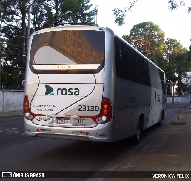 Rosa Turismo 23130 na cidade de Sorocaba, São Paulo, Brasil, por VERONICA FÉLIX. ID da foto: 12070357.