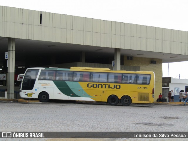 Empresa Gontijo de Transportes 12315 na cidade de Caruaru, Pernambuco, Brasil, por Lenilson da Silva Pessoa. ID da foto: 12070388.
