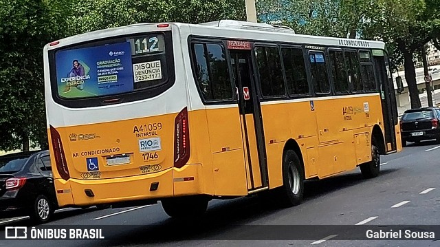 Real Auto Ônibus A41059 na cidade de Rio de Janeiro, Rio de Janeiro, Brasil, por Gabriel Sousa. ID da foto: 12069534.