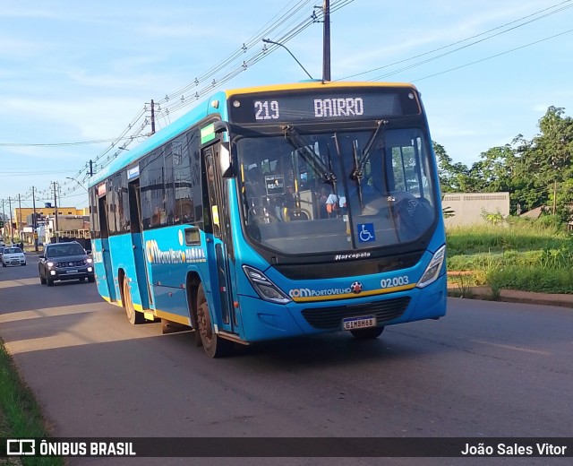 JTP Transportes - COM Porto Velho 02.003 na cidade de Porto Velho, Rondônia, Brasil, por João Sales Vitor. ID da foto: 12070144.
