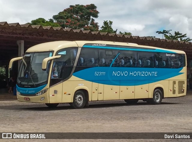 Viação Novo Horizonte 523111 na cidade de Vitória da Conquista, Bahia, Brasil, por Davi Santos. ID da foto: 12068524.
