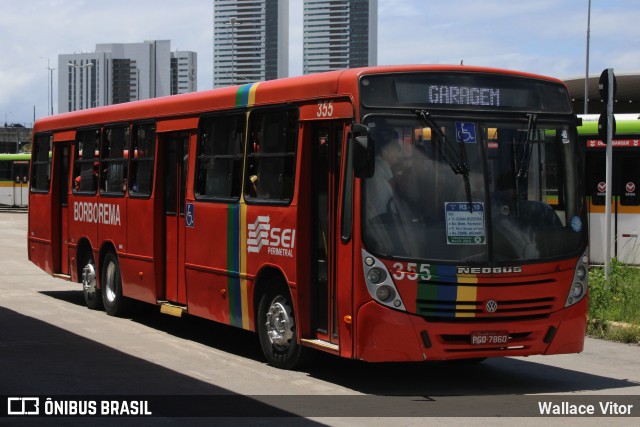 Borborema Imperial Transportes 355 na cidade de Recife, Pernambuco, Brasil, por Wallace Vitor. ID da foto: 12068349.