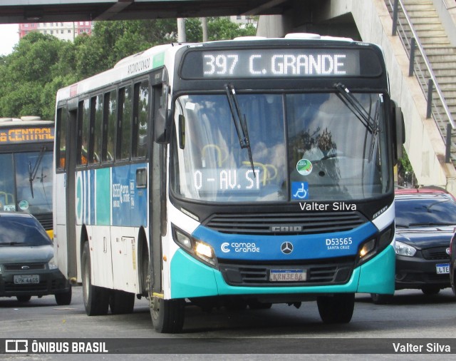 Transportes Campo Grande D53565 na cidade de Rio de Janeiro, Rio de Janeiro, Brasil, por Valter Silva. ID da foto: 12068876.