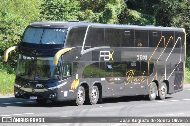 Ouro de Minas Transportes e Turismo 7000 na cidade de Piraí, Rio de Janeiro, Brasil, por José Augusto de Souza Oliveira. ID da foto: 12070490.