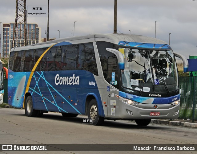 Viação Cometa 11504 na cidade de São Paulo, São Paulo, Brasil, por Moaccir  Francisco Barboza. ID da foto: 12068776.
