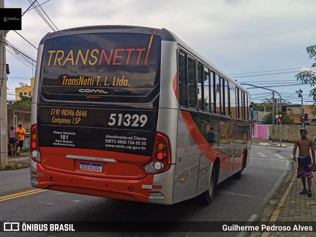 Trans Netti 51329 na cidade de Campinas, São Paulo, Brasil, por Guilherme Pedroso Alves. ID da foto: 12068574.