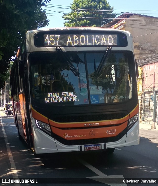 Empresa de Transportes Braso Lisboa A29113 na cidade de Rio de Janeiro, Rio de Janeiro, Brasil, por Gleybson Carvalho. ID da foto: 12068295.