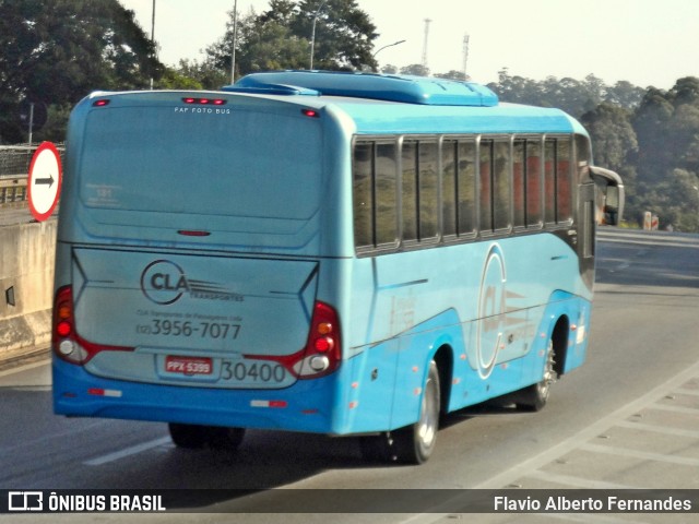 CLA Transportes 30400 na cidade de Mairinque, São Paulo, Brasil, por Flavio Alberto Fernandes. ID da foto: 12070063.