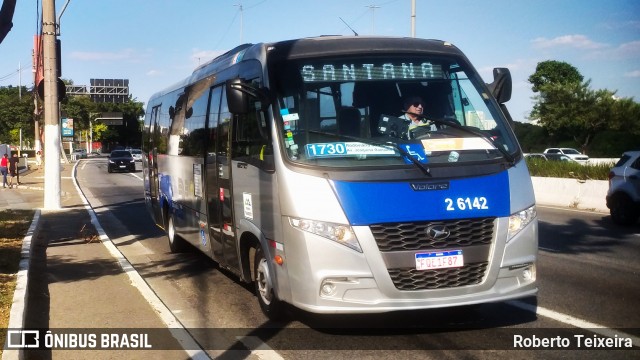 Transcooper > Norte Buss 2 6142 na cidade de São Paulo, São Paulo, Brasil, por Roberto Teixeira. ID da foto: 12069749.