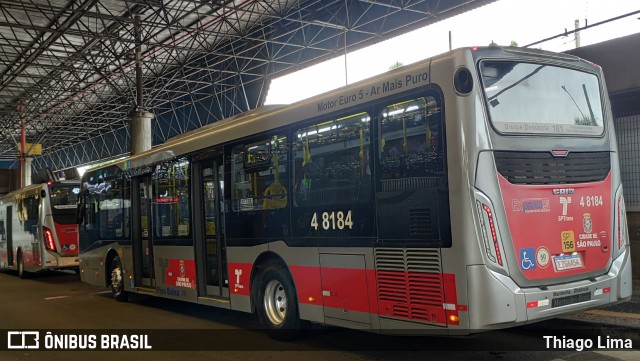 Express Transportes Urbanos Ltda 4 8184 na cidade de São Paulo, São Paulo, Brasil, por Thiago Lima. ID da foto: 12070746.