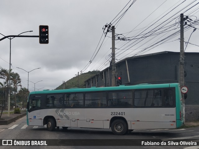 Viação Ubá Transportes 222401 na cidade de Juiz de Fora, Minas Gerais, Brasil, por Fabiano da Silva Oliveira. ID da foto: 12070112.