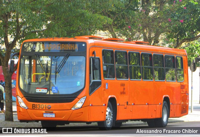 Transporte Coletivo Glória BI301 na cidade de Curitiba, Paraná, Brasil, por Alessandro Fracaro Chibior. ID da foto: 12068896.
