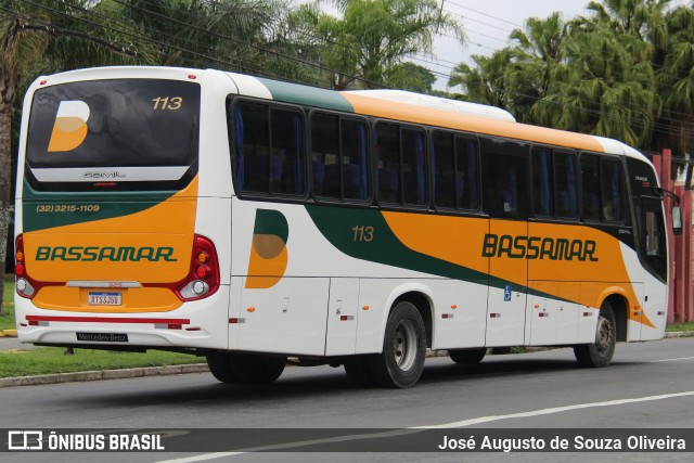 Viação Bassamar 113 na cidade de Juiz de Fora, Minas Gerais, Brasil, por José Augusto de Souza Oliveira. ID da foto: 12070430.