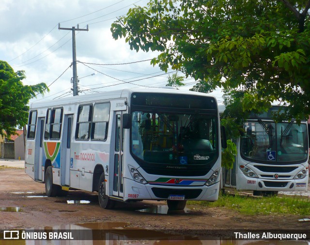 Transnacional Transportes Urbanos 08087 na cidade de Natal, Rio Grande do Norte, Brasil, por Thalles Albuquerque. ID da foto: 12069448.