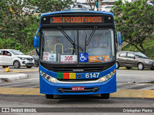 Viação Atalaia Transportes 6147 na cidade de Aracaju, Sergipe, Brasil, por Cristopher Pietro. ID da foto: 12070429.