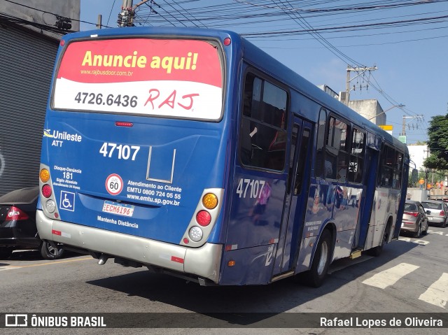 ATT - Alto Tietê Transportes 47.107 na cidade de Itaquaquecetuba, São Paulo, Brasil, por Rafael Lopes de Oliveira. ID da foto: 12069627.