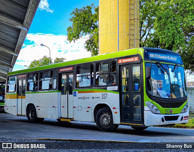 Rodoviária Caxangá 357 na cidade de Olinda, Pernambuco, Brasil, por Shanny Bus. ID da foto: 12068489.