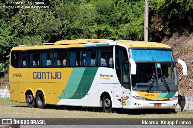 Empresa Gontijo de Transportes 14650 na cidade de Manhuaçu, Minas Gerais, Brasil, por Ricardo  Knupp Franco. ID da foto: 12069431.