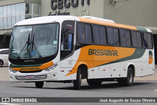 Viação Bassamar 111 na cidade de Juiz de Fora, Minas Gerais, Brasil, por José Augusto de Souza Oliveira. ID da foto: 12070436.