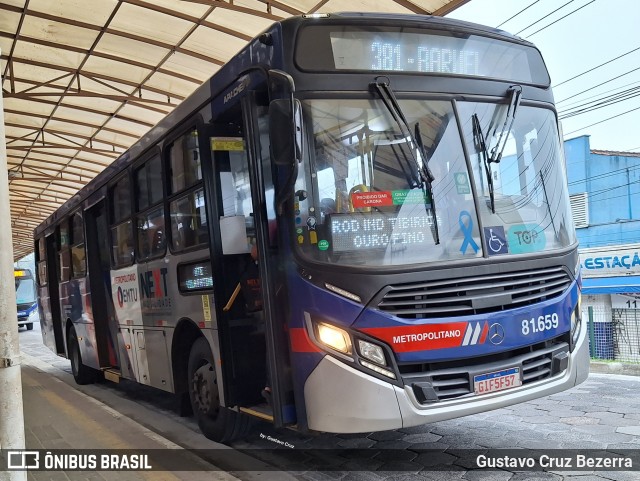 Next Mobilidade - ABC Sistema de Transporte 81.659 na cidade de Ribeirão Pires, São Paulo, Brasil, por Gustavo Cruz Bezerra. ID da foto: 12069531.