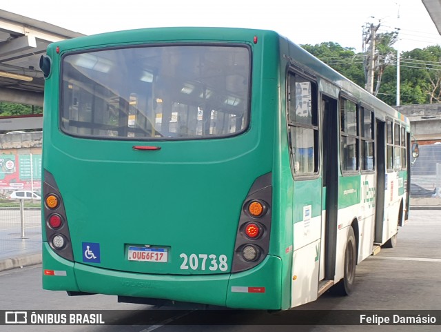 OT Trans - Ótima Salvador Transportes 20738 na cidade de Salvador, Bahia, Brasil, por Felipe Damásio. ID da foto: 12069097.