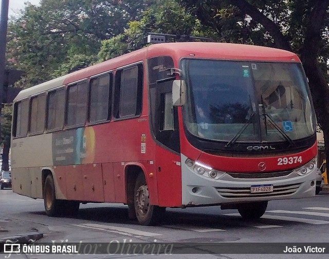 Transbus Transportes > Gávea Transportes 29374 na cidade de Belo Horizonte, Minas Gerais, Brasil, por João Victor. ID da foto: 12069922.