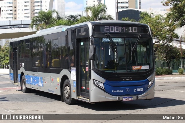 Sambaíba Transportes Urbanos 2 1018 na cidade de São Paulo, São Paulo, Brasil, por Michel Sc. ID da foto: 12070484.
