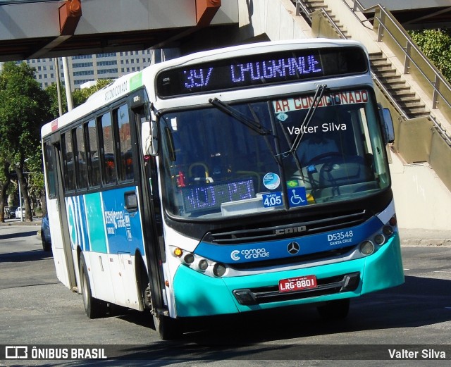 Transportes Campo Grande D53548 na cidade de Rio de Janeiro, Rio de Janeiro, Brasil, por Valter Silva. ID da foto: 12068845.