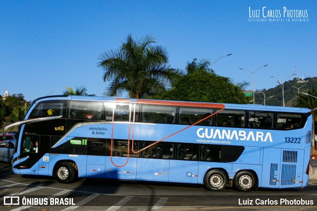 UTIL - União Transporte Interestadual de Luxo 13222 na cidade de Juiz de Fora, Minas Gerais, Brasil, por Luiz Carlos Photobus. ID da foto: 12070295.