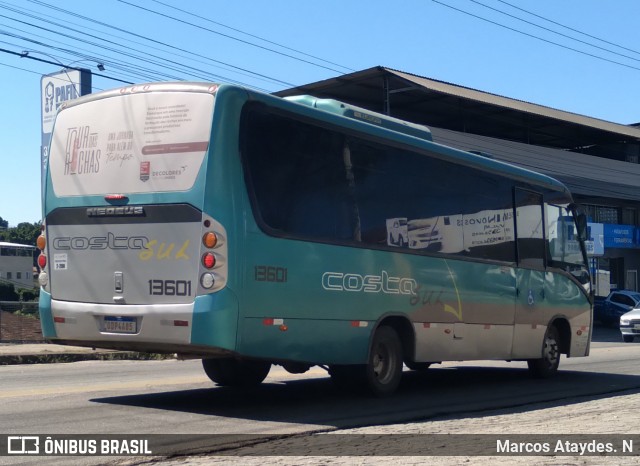 Costa Sul Transportes e Turismo 13601 na cidade de Cachoeiro de Itapemirim, Espírito Santo, Brasil, por Marcos Ataydes. N. ID da foto: 12069906.